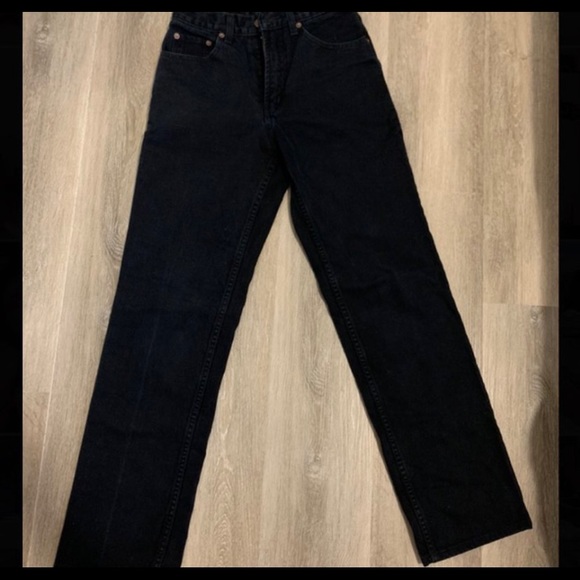 Black High Waisted Jeans - Picture 3 of 4